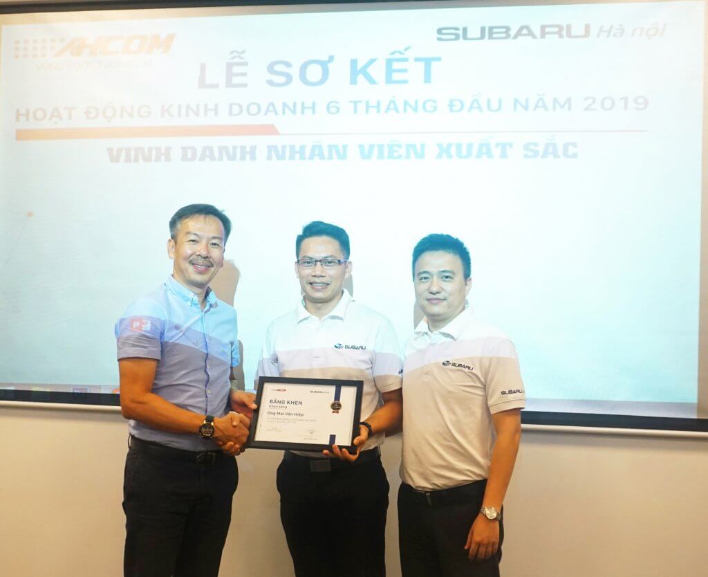 Sơ kết 6 tháng đầu năm tại Subaru Hà Nội