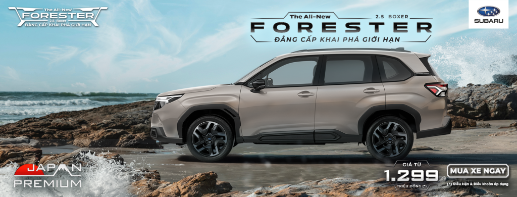 Bảng giá xe Subaru Hà Nội Tháng 4/2026